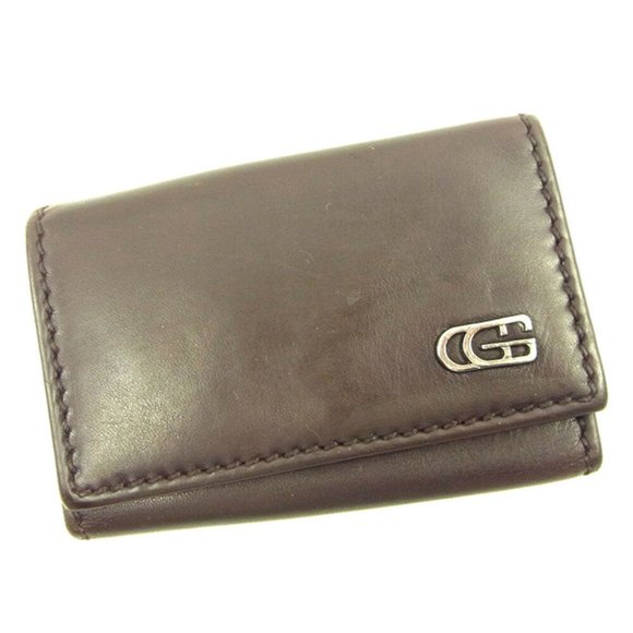 Gucci Key holder Key case G logos Brown Woman unisex Authentic Used T4718 - Picture 1 of 6